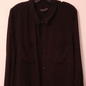 Blk Long sleeved blouse
